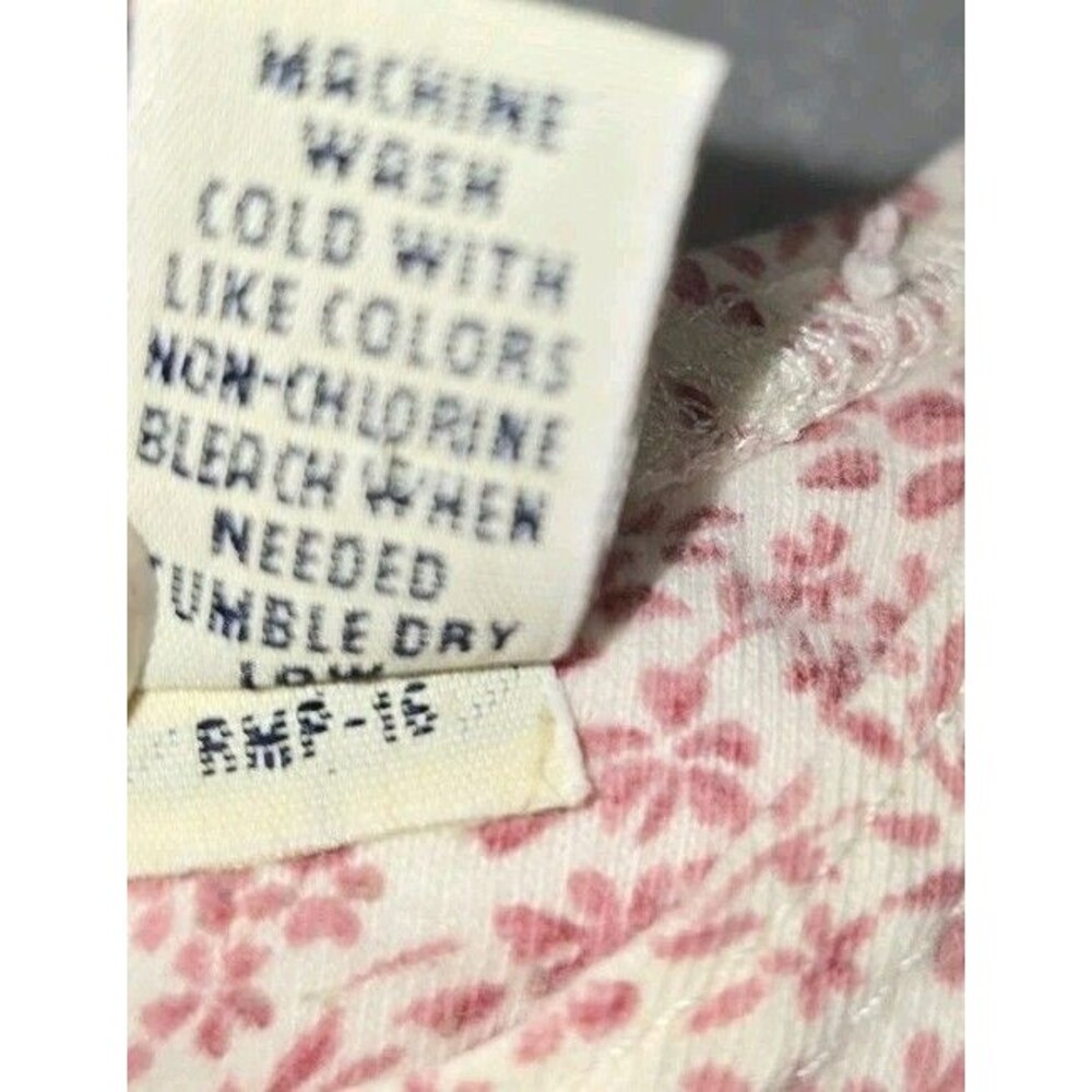 GAP Kids Pink Corduroy Jumper Dress Floral Tee 2 Piece XS 3-4 NWOT - Picture 6 of 14